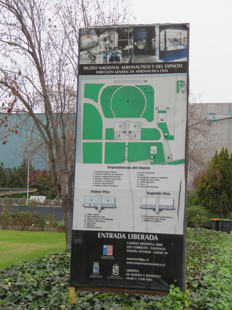 Plano con dependencias del museo