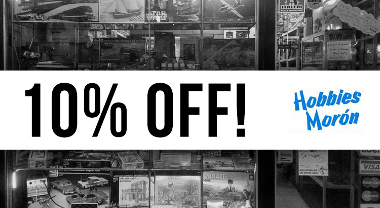 Semana de primavera en Hobbies Morón! 10% OFF!
