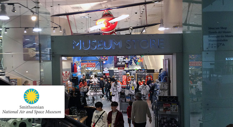 El gift shop del Smithsonian National Air and Space Museum