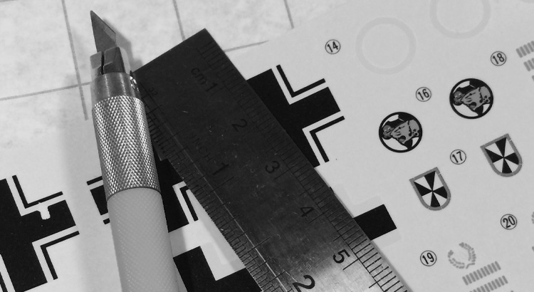 Pintando insignias y numerales
