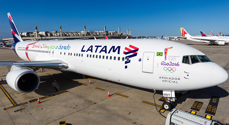 LATAM Airlines transportará la llama olímpica desde Suiza a Brasil