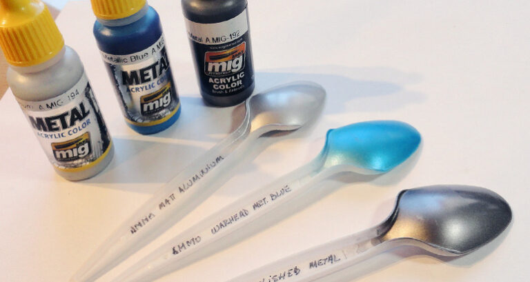 Test pintura metalizada acrílica – Ammo of Mig
