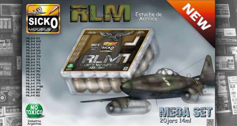 Testeamos el megaset de pinturas RLM de Sicko