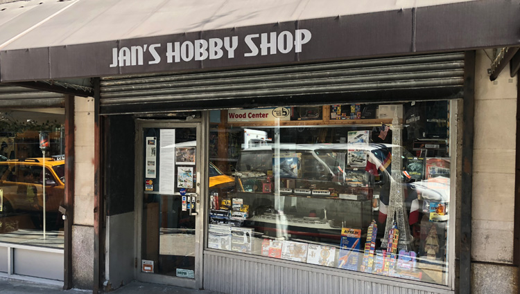 Visitando Jan’s Hobby Shop en Nueva York!