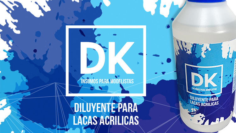 Probamos el nuevo diluyente para lacas acrílicas DK