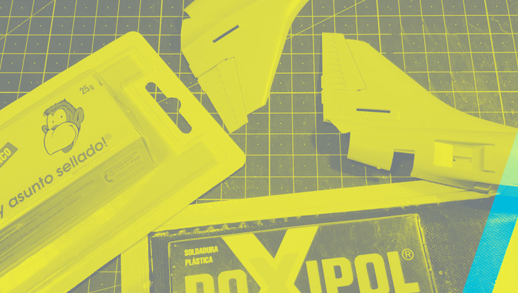 Cómo copiar piezas con Poxipol?