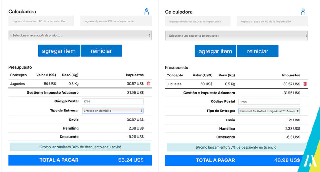 Aerolineas Argentinas Courier