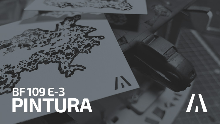 Bf 109 E-3 “Ejercito del Aire” – Parte 4 – Pintura con plantillas