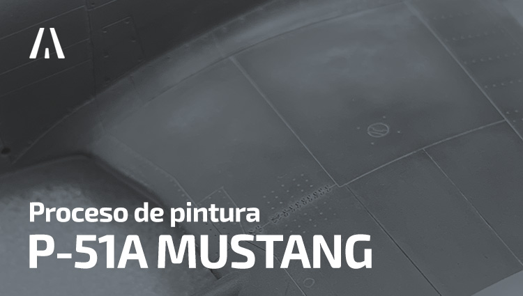 P-51: Pintura con efecto de desgaste