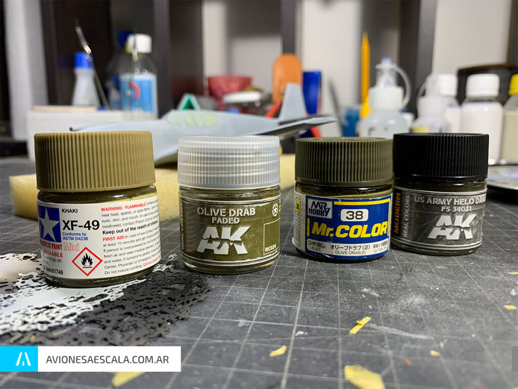 p51 mustang pintura con desgaste aviones a escala