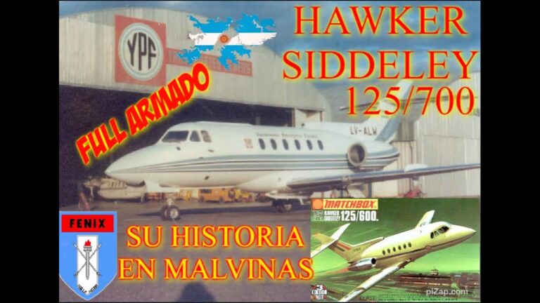 Hawker Siddeley 125/700B Escuadron Fenix #ypf-Historia