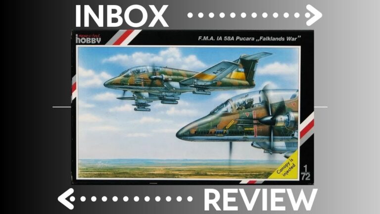 Review F.M.A IA 58A Pucara “Falklands War” Special Hobby 1/72 (SH72047)