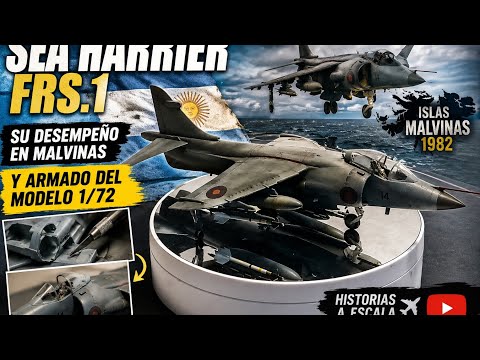 Sea Harrier FRS.1 en Malvinas: historia y maqueta en escala 1/72