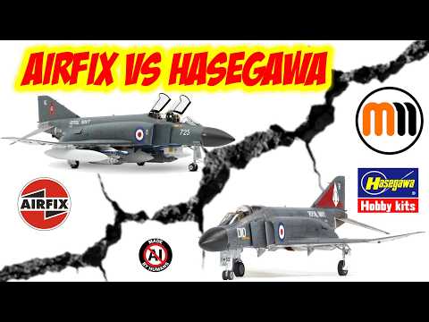Duelo en escala: el nuevo Phantom de Airfix 1/48 frente al clásico de Hasegawa