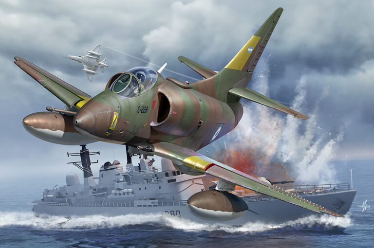 HobbyBoss anuncia un A-4 Skyhawk 1/48 con librea argentina para octubre