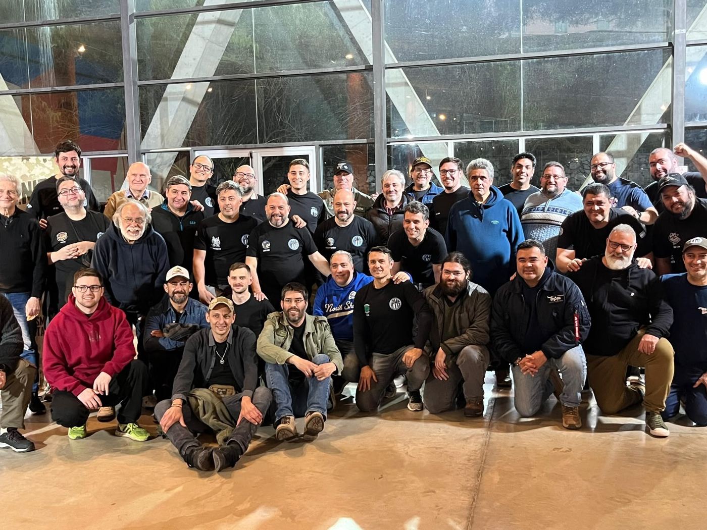 Con los modelistas de IPMS Córdoba.